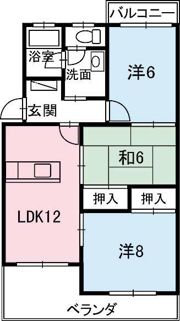 アムールKAMAEIの間取り画像