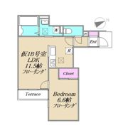 Berg Mund鵠沼の間取り画像