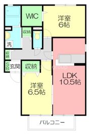 レリアコートAの間取り画像