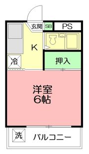 第1コーポナルセの間取り画像