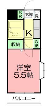 マキシス本厚木の間取り画像