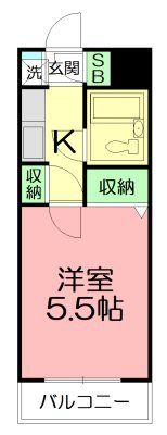 マキシス本厚木の間取り画像