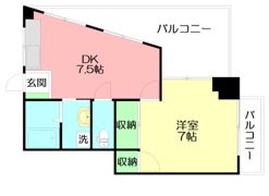ウィンビュ桜ヶ丘の間取り画像