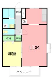 ベルレージュの間取り画像
