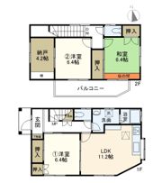 市東邸の間取り画像