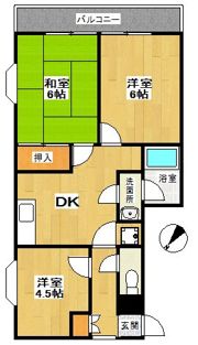 レジデンス加山の間取り画像