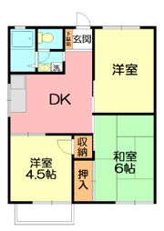 第3コーポたかはしの間取り画像
