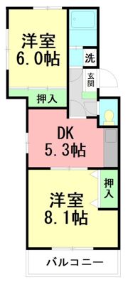 エーデルハイムセイタの間取り画像