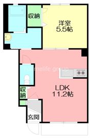クレール湘南の間取り画像