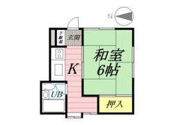 見附町ハイツの間取り画像