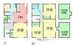 堀西戸建の間取り画像