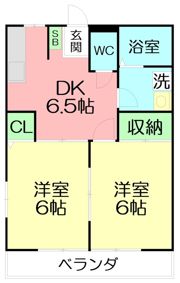 ブランドール大磯Aの間取り画像