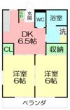 ブランドール大磯Aの間取り画像