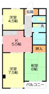 マンションアドミールの間取り画像
