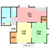 ルミエール加藤Bの間取り画像