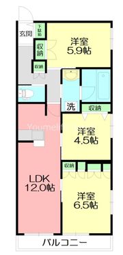 ブラッサム東海岸の間取り画像