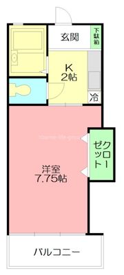 オールージュの間取り画像