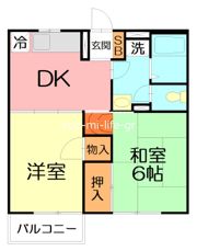ハイツ須藤IIの間取り画像