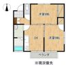 第1飯田ハイツの間取り画像
