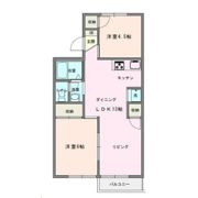 ラドンシティー鶴巻Aの間取り画像