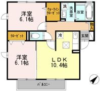 イースタン秦野の間取り画像