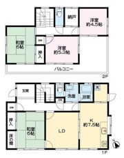 池子3丁目貸戸建の間取り画像