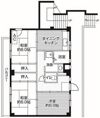 ビレッジハウス亀井野2号棟の間取り画像