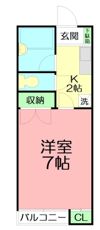 プチモンド長谷の間取り画像