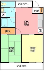 M＆K湘南2 A棟の間取り画像