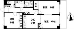 アークス藤沢の間取り画像