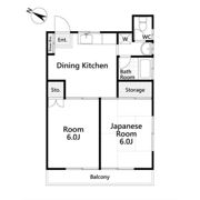 東町コーポの間取り画像