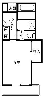 オートハイツ平塚の間取り画像