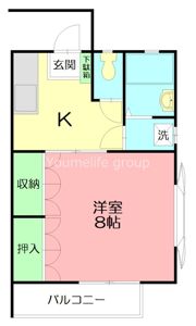 メイプルコートの間取り画像