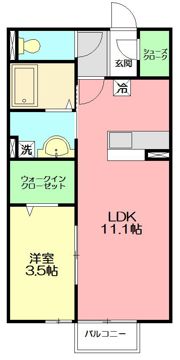 マ・メゾンASUKAIIIの間取り画像