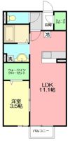マ・メゾンASUKAIIIの間取り画像