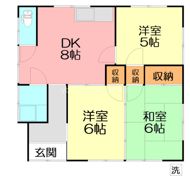 河野貸家の間取り画像