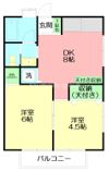 片瀬コーポの間取り画像