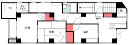 パリービルの間取り画像