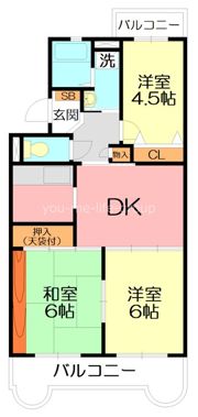 アルティメイトリザーブ本陣の間取り画像