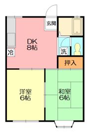 ドミシール影取の間取り画像