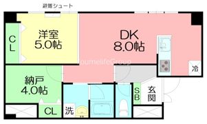 デルニエKの間取り画像