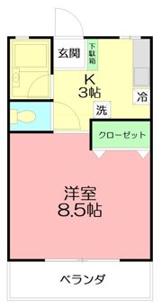 エスポワール平井の間取り画像
