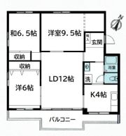 大坂上マンションの間取り画像