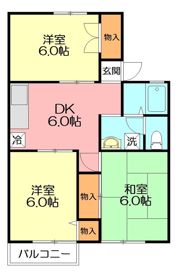 グリーンハイツ綾部の間取り画像