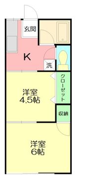 ベルゾーネ Rハイツの間取り画像