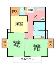 エムアイハイツの間取り画像