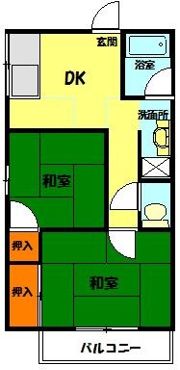 磯部アパートの間取り画像