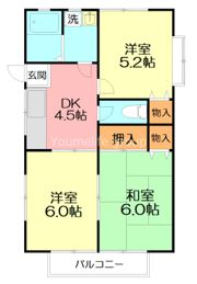 サンハイツIIの間取り画像