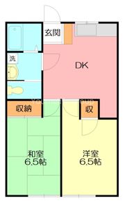 スカイコーポラスの間取り画像