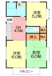 サンハイツIIの間取り画像